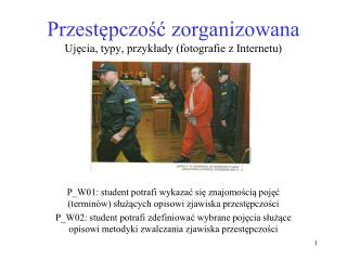 Przestępczość zorganizowana Ujęcia, typy, przykłady (fotografie z Internetu)