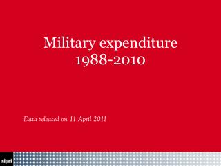 Military expenditure 1988-2010