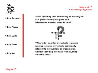 bizyweb™ A Place Manager Application