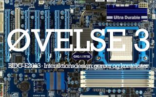ØVELSE 3