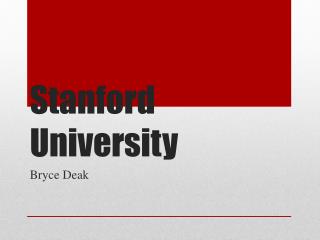 Stanford University