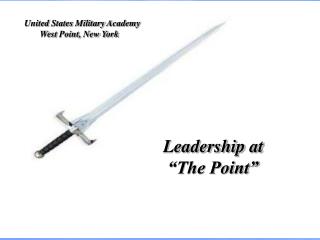 Leadership at “The Point”