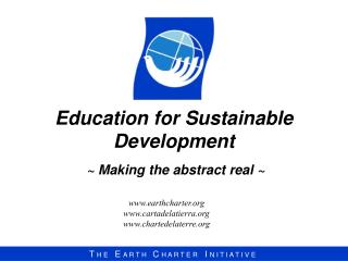 Education for Sustainable Development