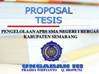 PROPOSAL TESIS