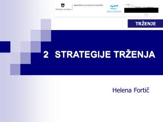 2	STRATEGIJE TRŽENJA
