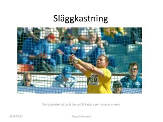Släggkastning