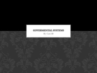 Govermental Systems