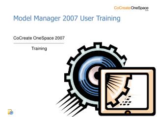 Model Manager 2007 User Training