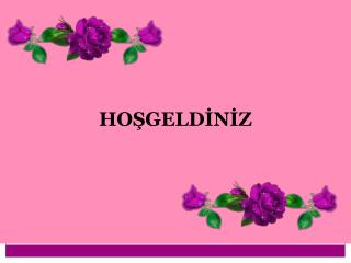 HOŞGELDİNİZ