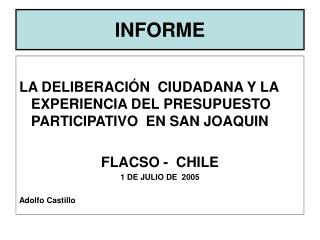 INFORME