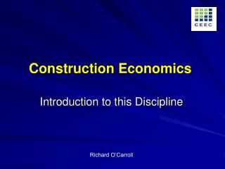 Construction Economics