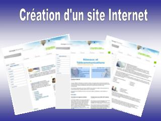 Création d'un site Internet