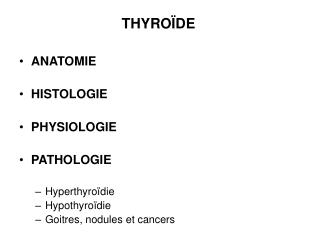 THYROÏDE