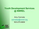Youth Development Services NWREL