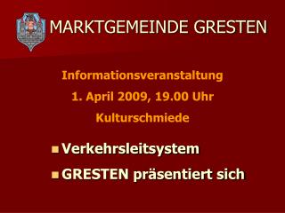 MARKTGEMEINDE GRESTEN