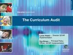 The Curriculum Audit