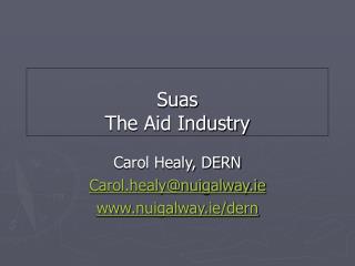 Suas The Aid Industry