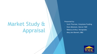 Market Study & Appraisal