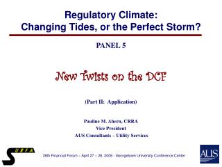 Regulatory Climate: Changing Tides, or the Perfect Storm?
