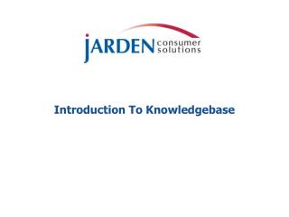 Introduction To Knowledgebase