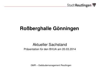 Roßberghalle Gönningen
