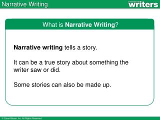 Narrative Writing