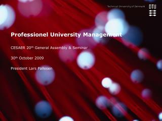 Professionel University Management