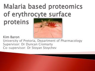 Malaria based proteomics of erythrocyte surface proteins