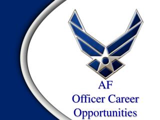 AF Officer Career Opportunities