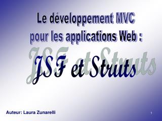 Le développement MVC pour les applications Web :