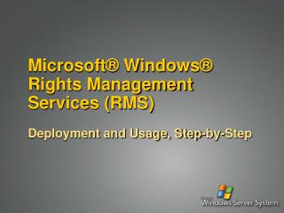 Windows rights management services что это