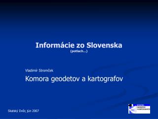 Informácie zo Slovenska (potlach...)