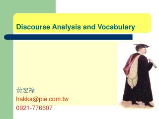 Discourse Analysis and Vocabulary