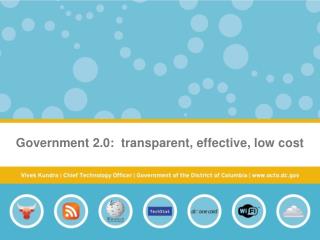 Government 2.0: transparent, effective, low cost