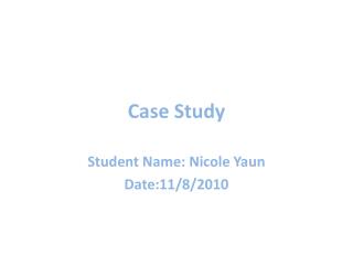 Case Study