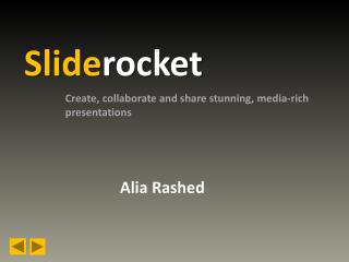 sliderocket by Alia Rashed