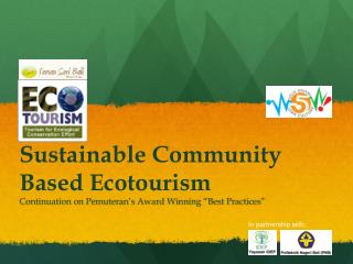 Sustainable Community Based Ecotourism