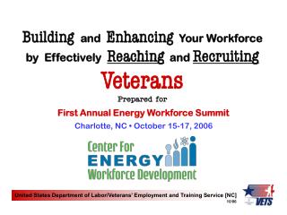 United States Department of Labor/Veterans’ Employment and Training Service [NC]