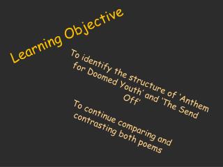 Learning Objective