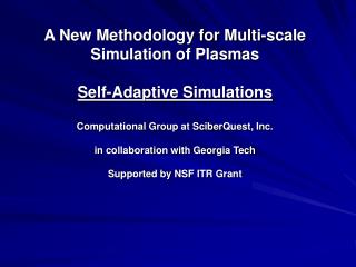 Multi-scale Computational Challenge