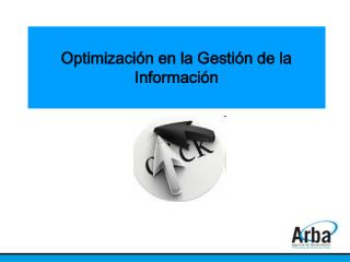 Optimización en la Gestión de la Información