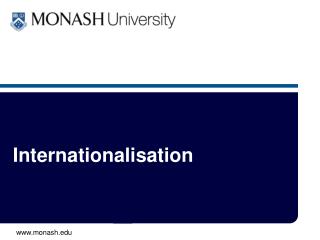 Internationalisation