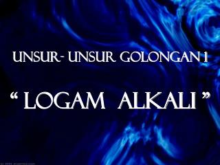 unsur- unsur golongan 1