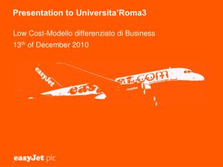 Presentation to Universita’Roma3