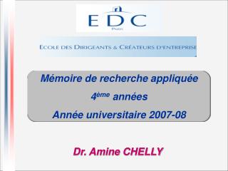 Dr. Amine CHELLY