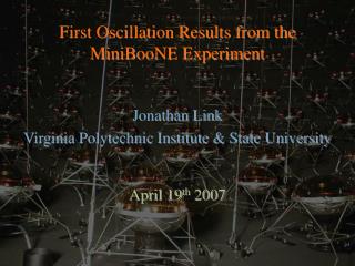 First Oscillation Results from the MiniBooNE Experiment