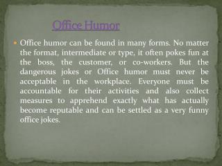 office humor