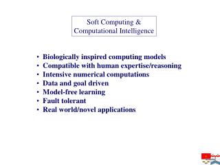 Soft Computing &amp; Computational Intelligence