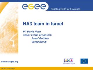 NA3 team in Israel
