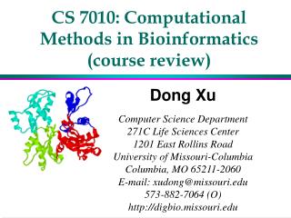 CS 7010: Computational Methods in Bioinformatics (course review)